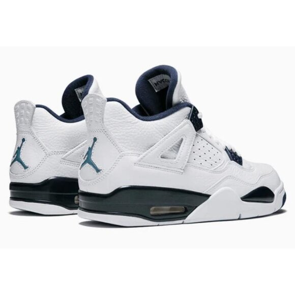 NIKE Men's Jordan 4 Retro Columbia Shoes Size 8 - Picture 2 of 12